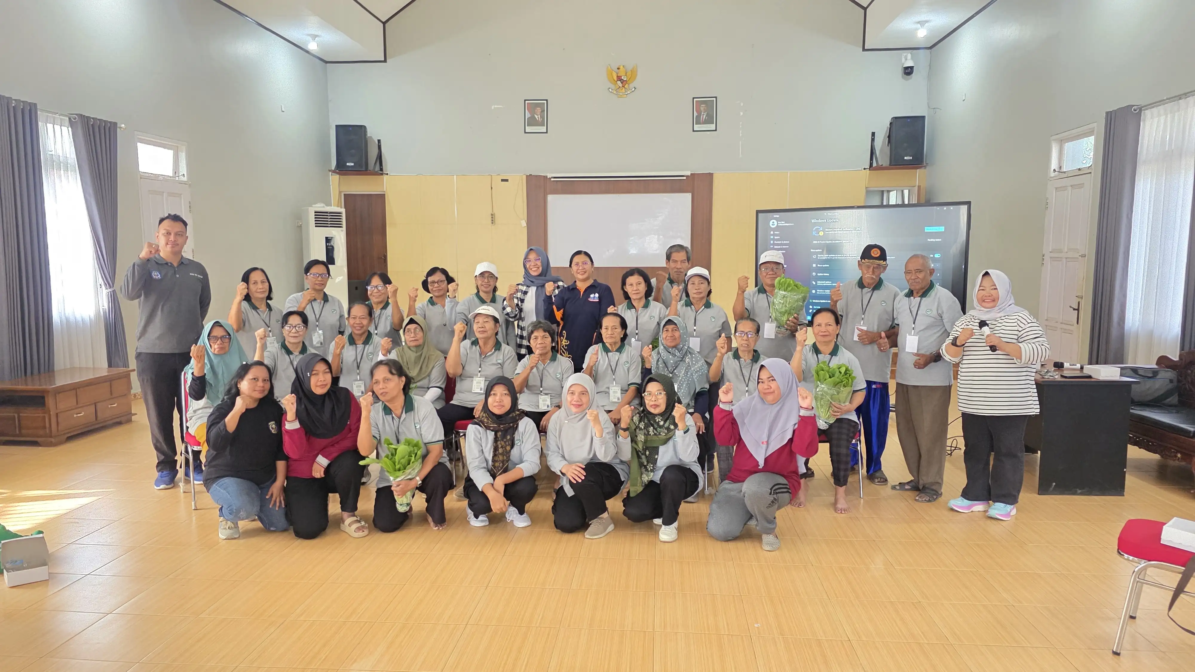 KPI Hadirkan Edukasi Diabetes dan Senam Lansia dalam Pertemuan Ketiga Sekolah Lansia Maleke