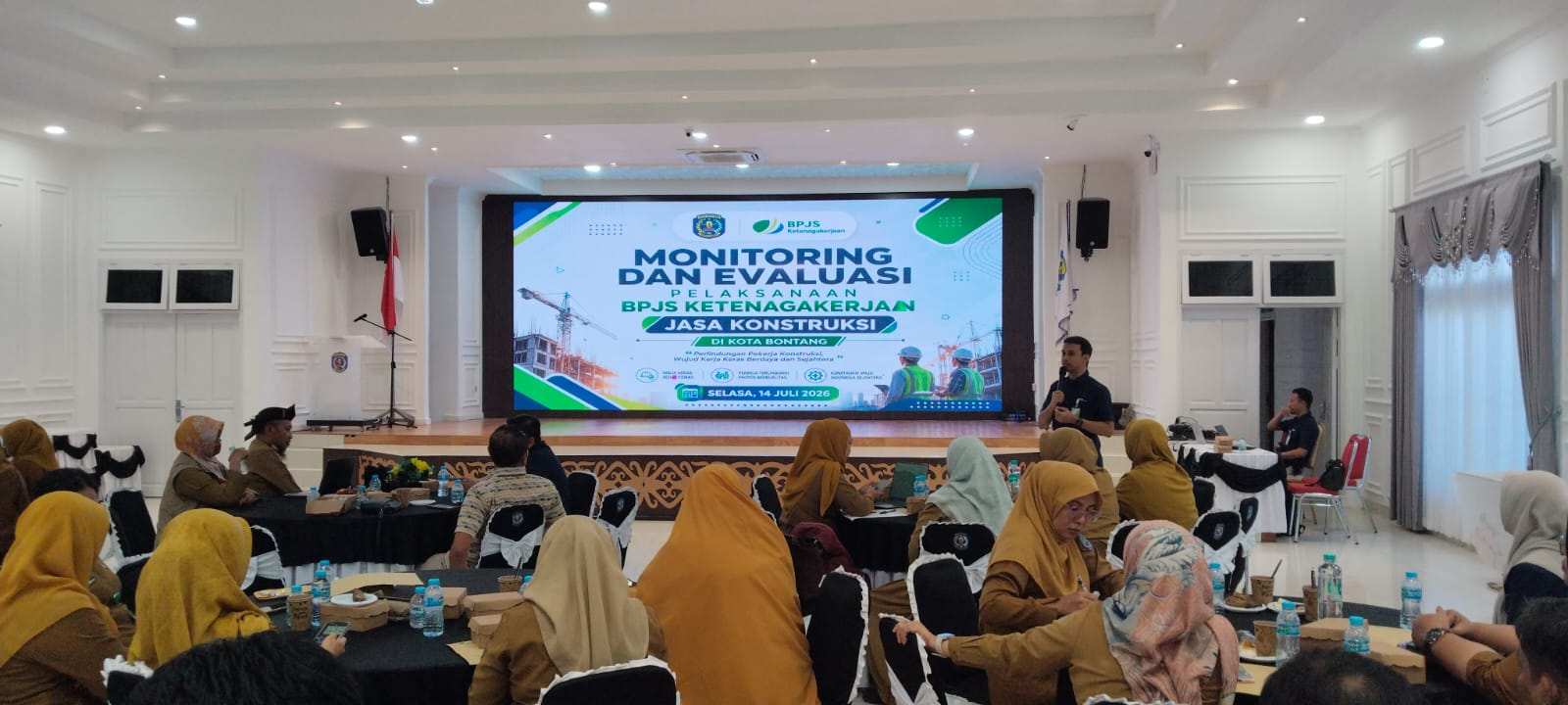 Baru 20 Persen Pekerja Konstruksi di Bontang Terdaftar BPJS Ketenagakerjaan