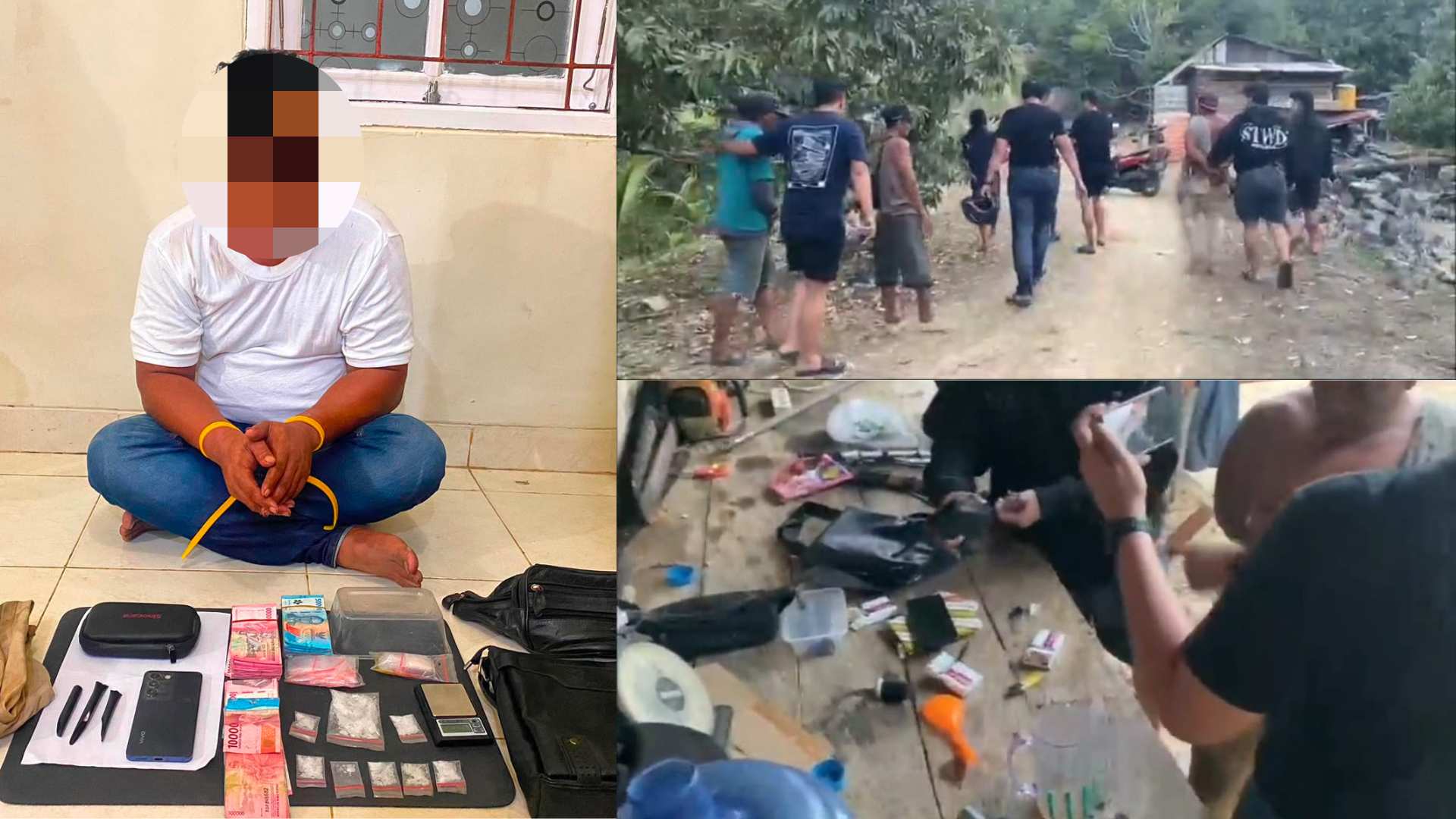 Sindikat Sabu Jaringan Kalteng Terbongkar di Kukar, Satu Buron Kabur Bawa Senpi Rakitan