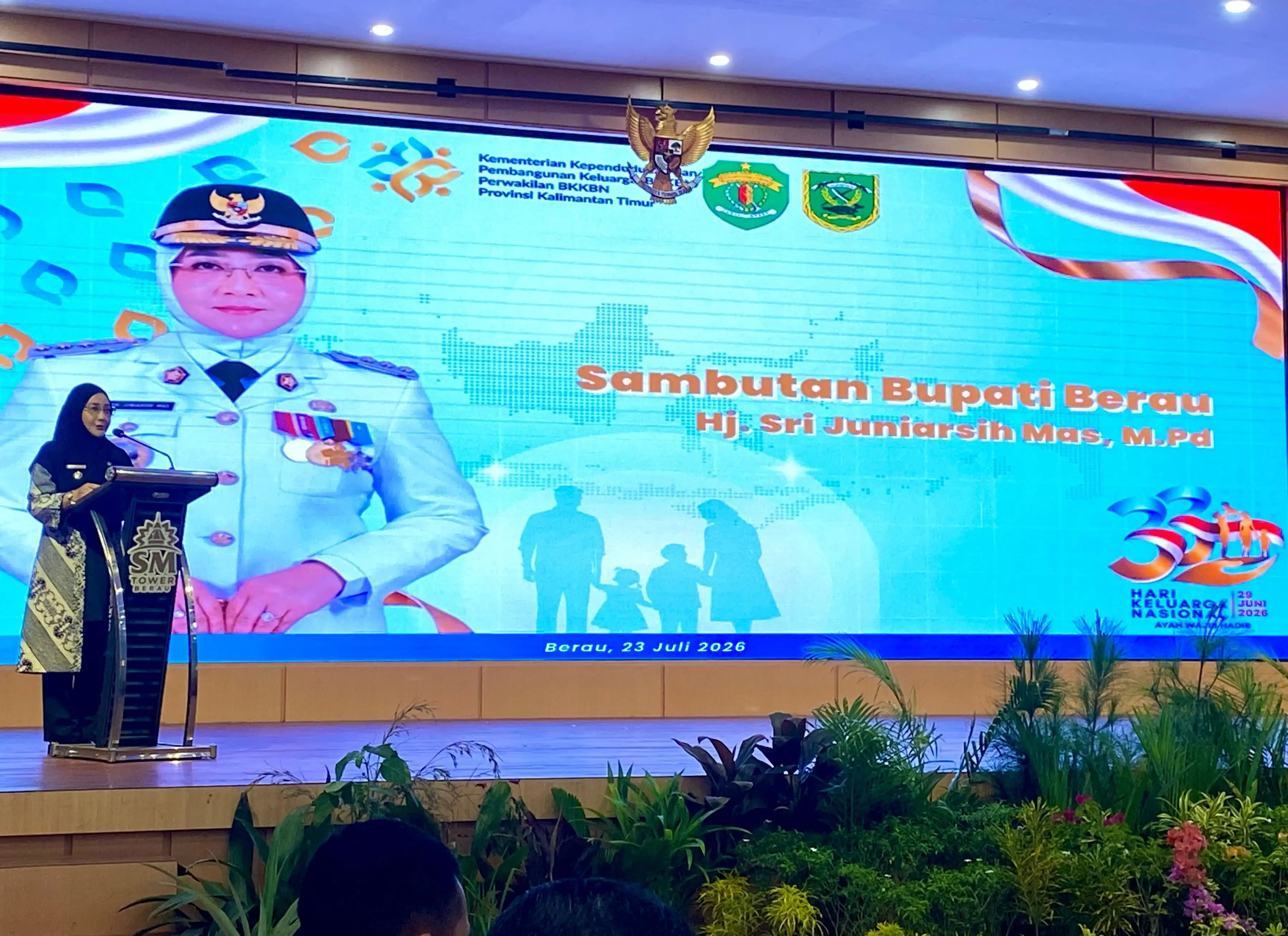 Bupati Berau Promosi Wisata saat Puncak Harganas se-Kaltim