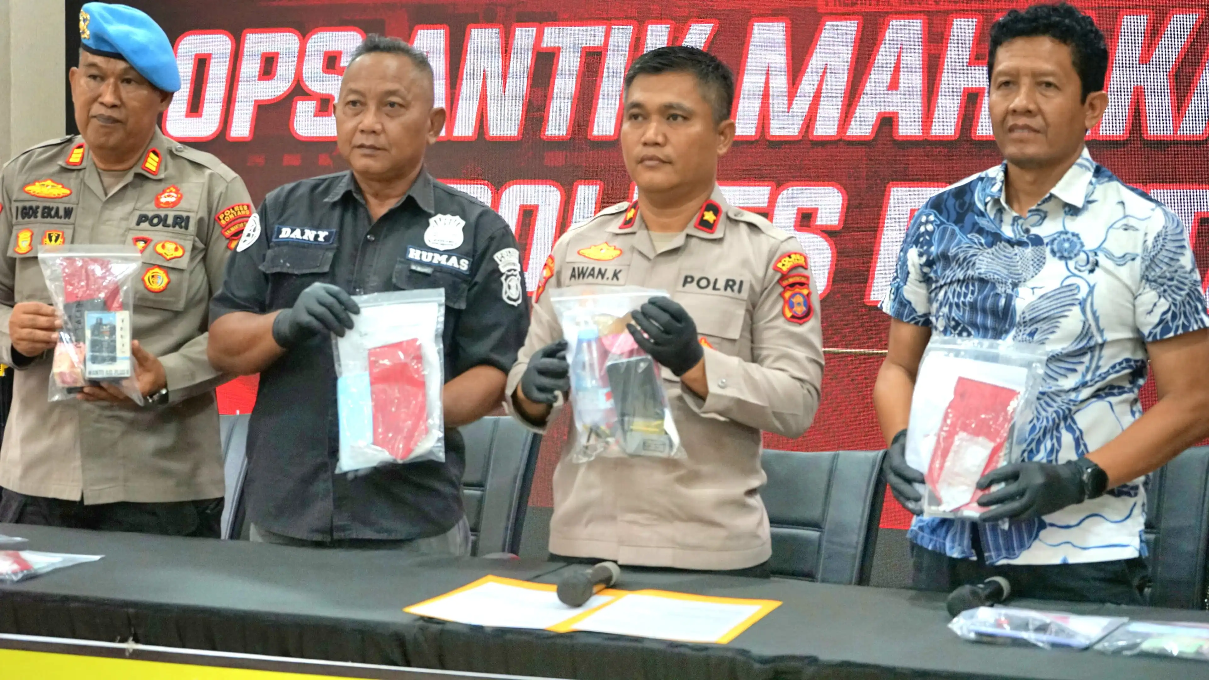 18 Pengedar Sabu Ditangkap, Polres Bontang Bongkar 16 Kasus Selama Operasi Antik