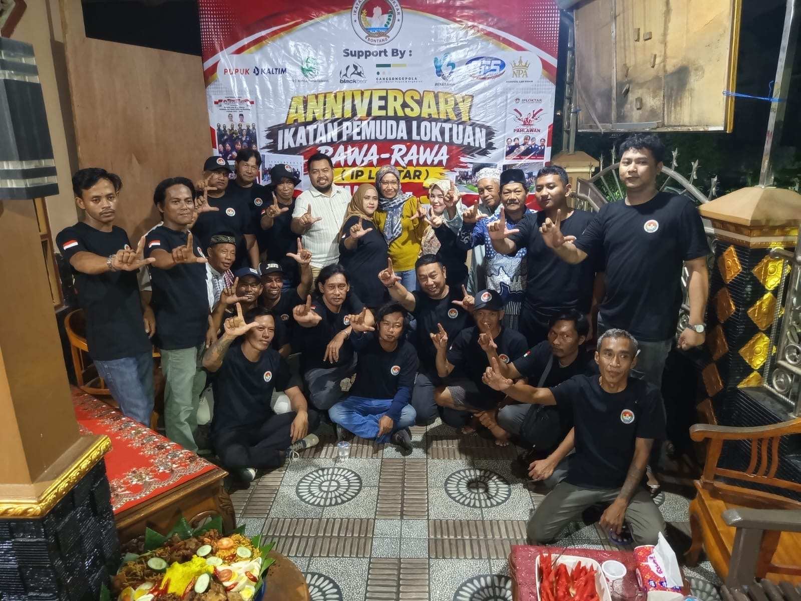 IP Loktar Rayakan Anniversary ke-3, Perkuat Solidaritas Pemuda Rawa-Rawa Loktuan Bontang