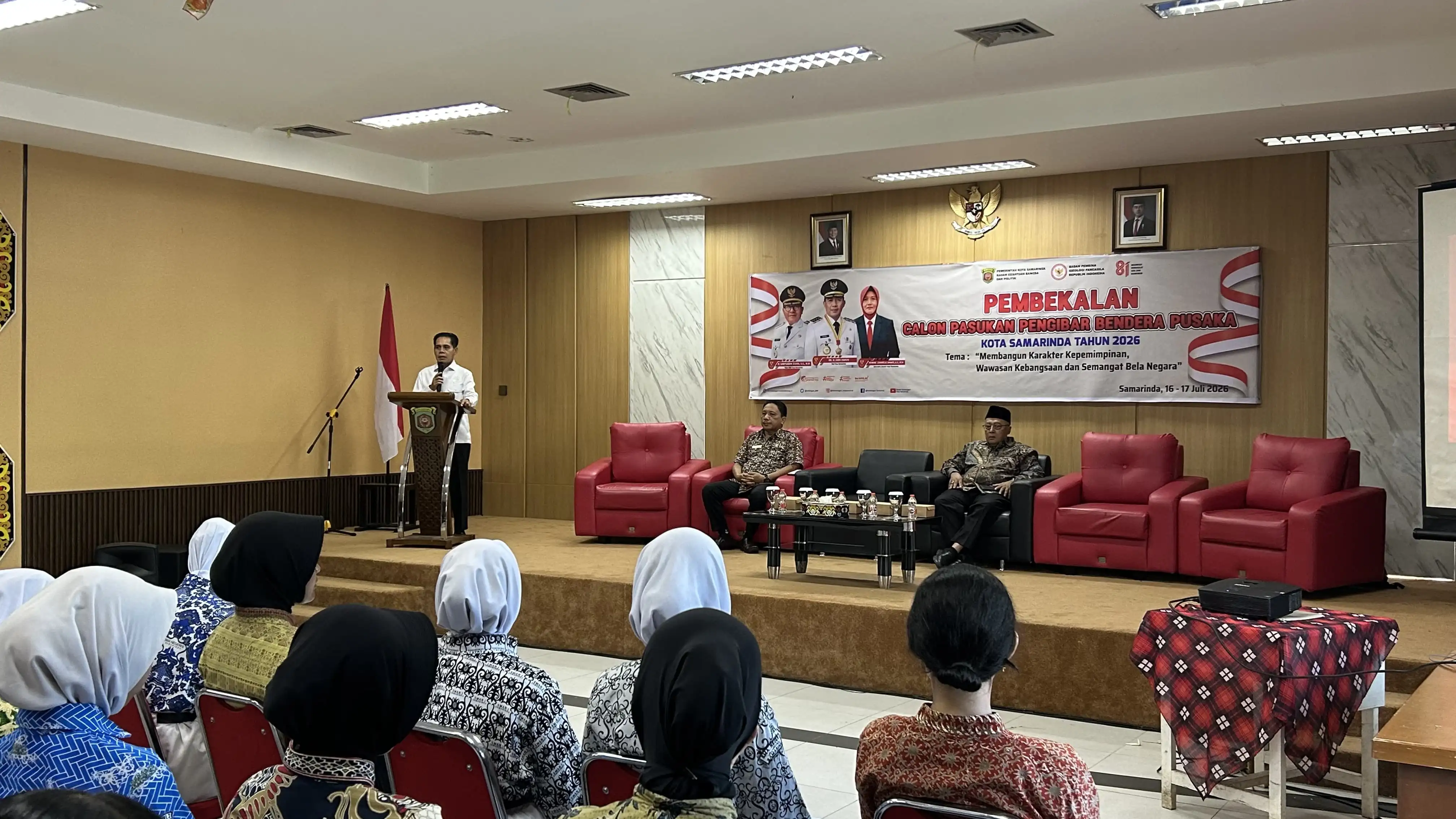 Helmi Abdullah Tanamkan Nilai Pancasila kepada Calon Paskibraka Samarinda