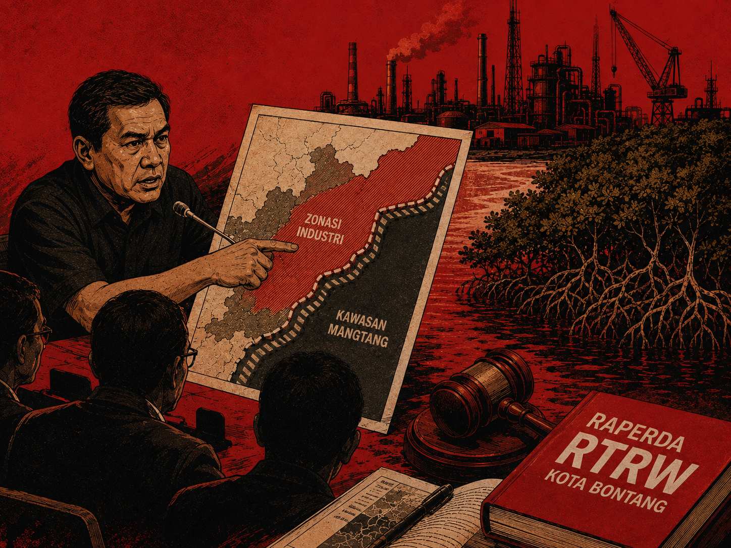Zonasi Industri di Raperda RTRW Bontang Dinilai Tabrak Kawasan Mangrove