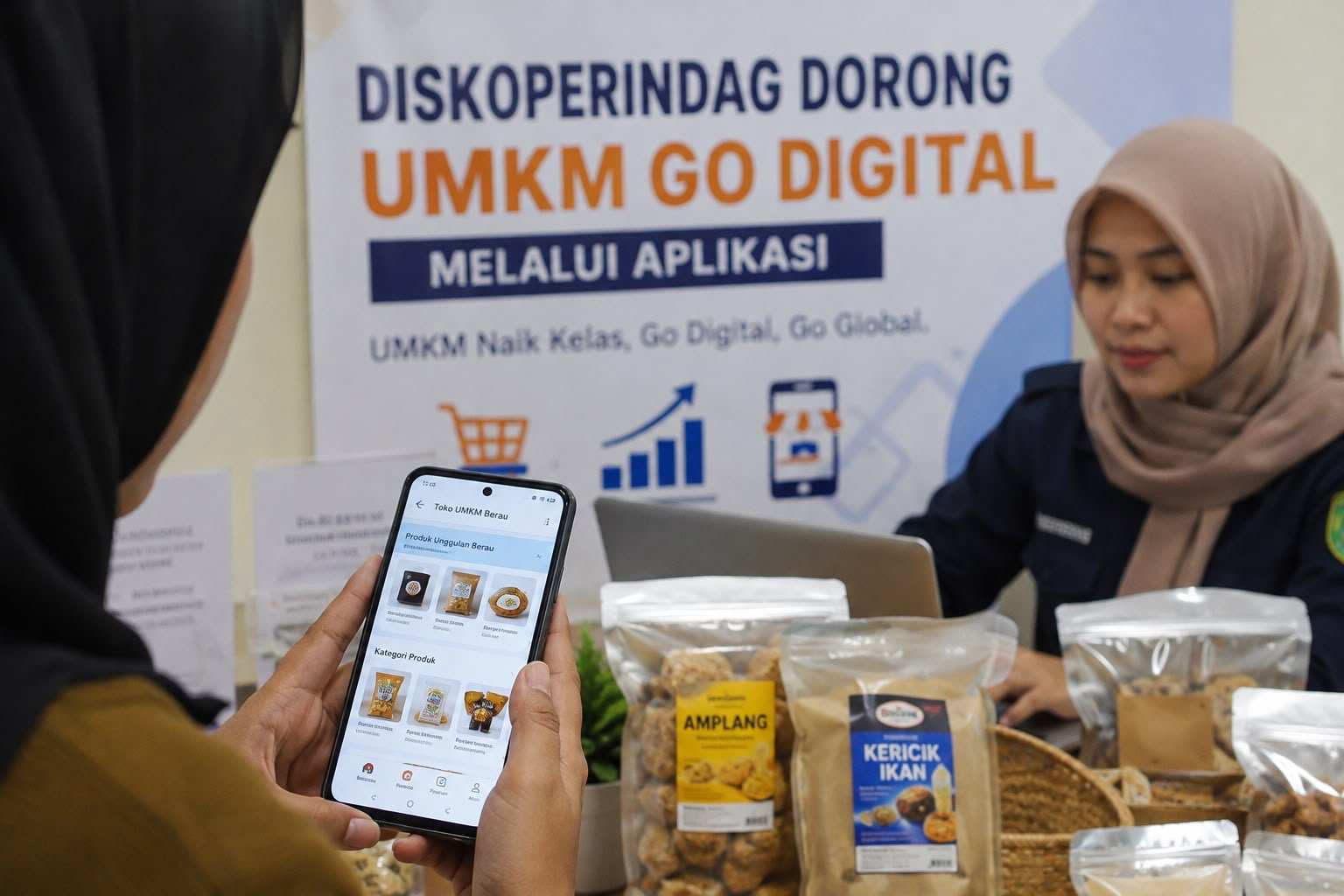 Diskoperindag Berau Siapkan Aplikasi Pintar Gratis