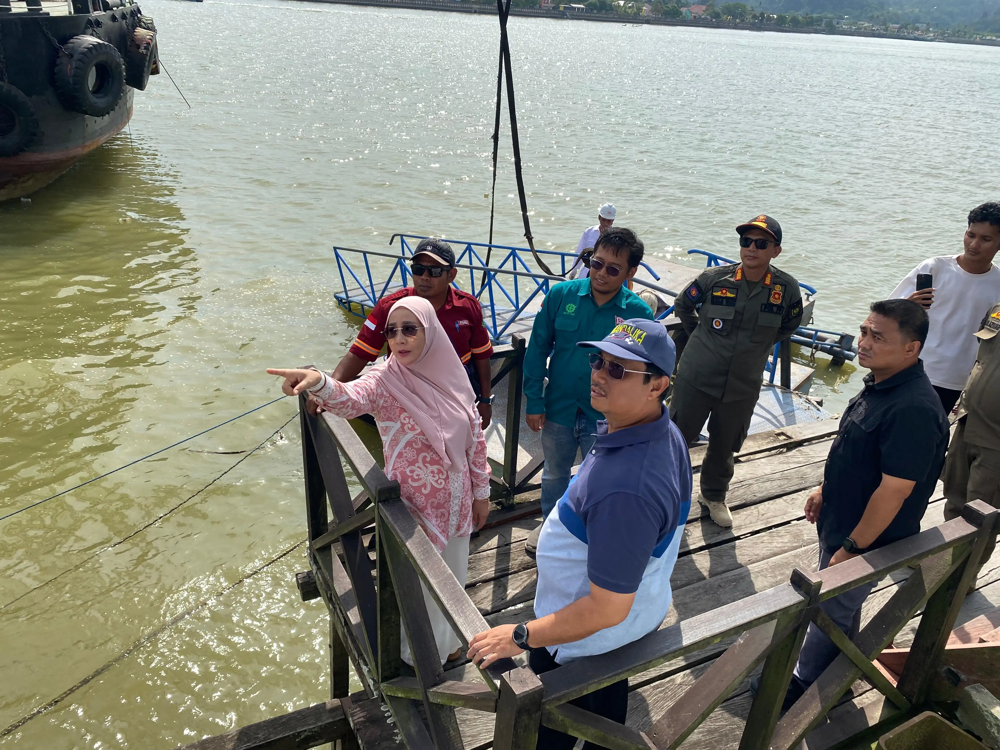 Bupati Berau Beri Waktu Dua Minggu untuk Perbaikan Keseluruhan Tepian Segah