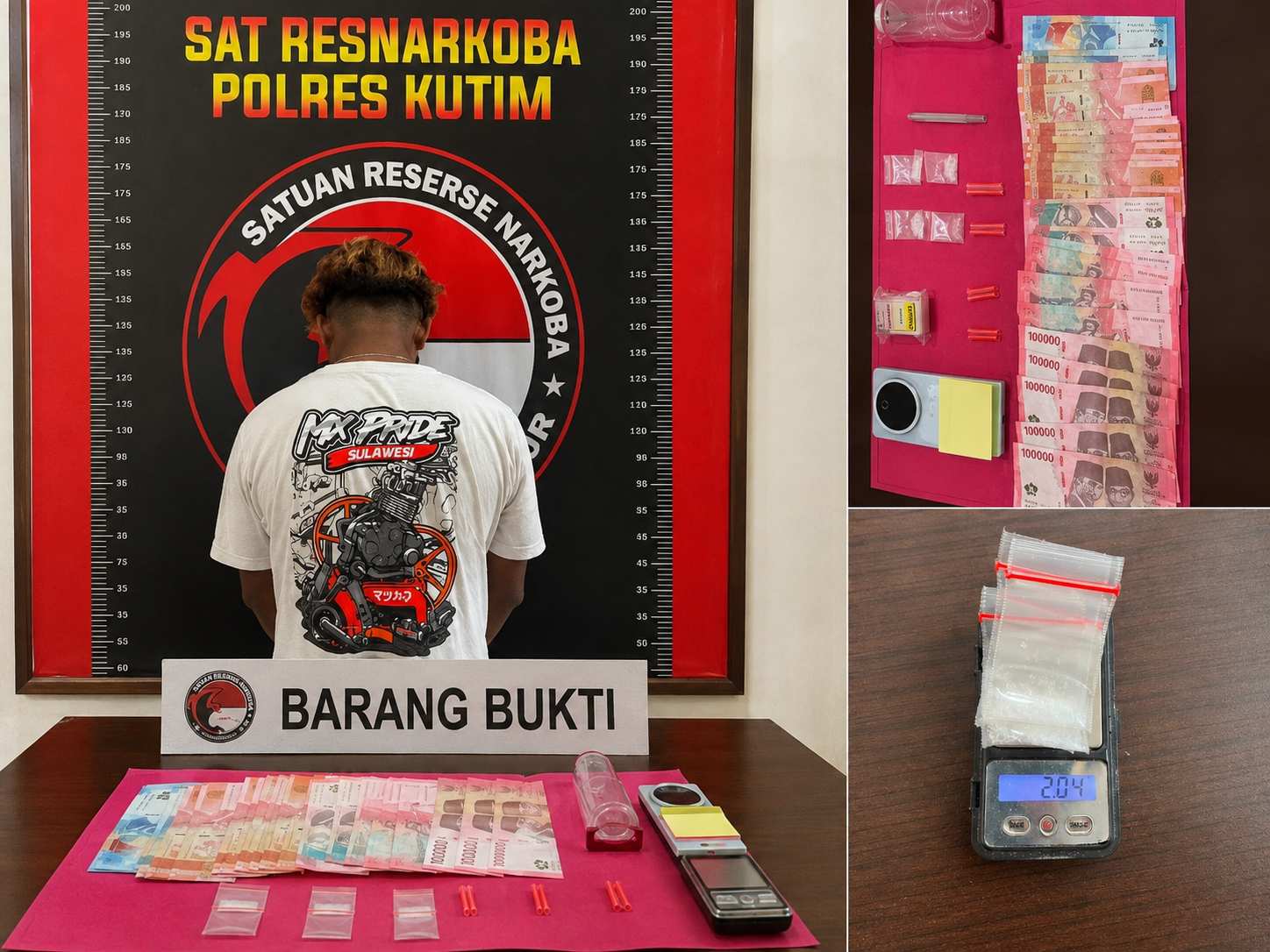 Edarkan Sabu di Sangatta Selatan, Polres Kultim Amankan Pemuda Ini
