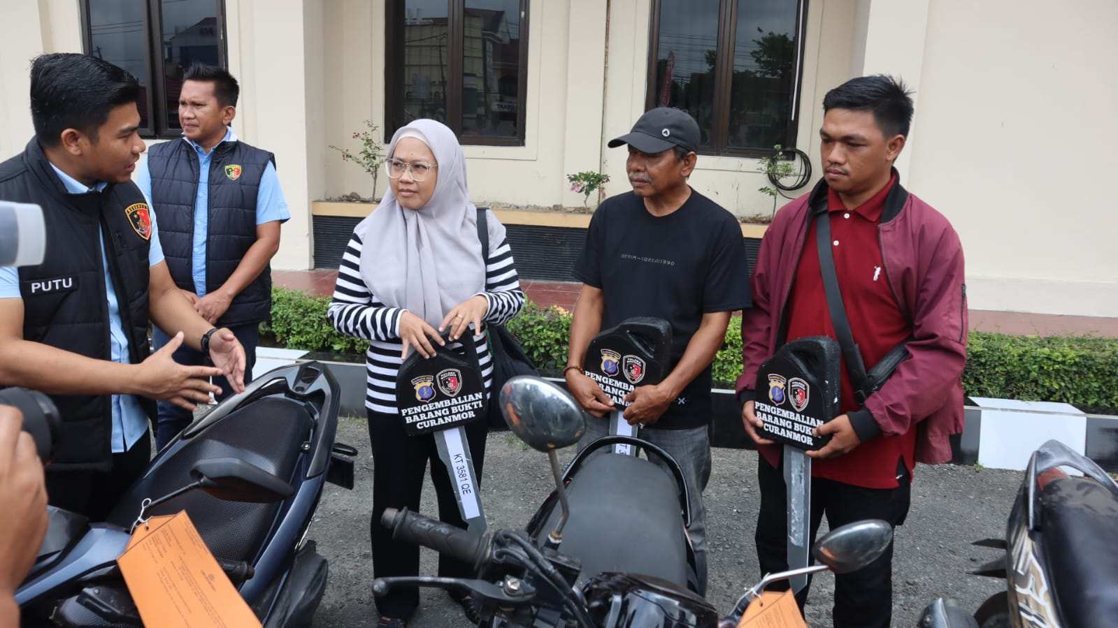 Permudah Mobilitas Warga, Polres Bontang Berlakukan Skema Pinjam Pakai Barang Bukti Motor
