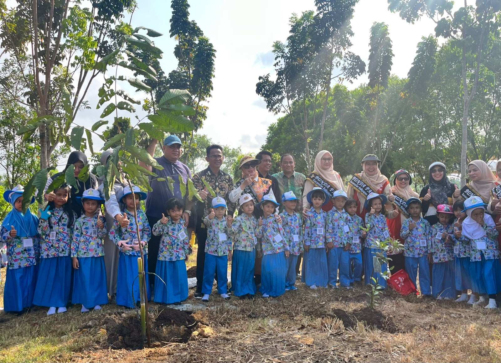 Gembira Ceria Tak Sekadar Menanam, Balikpapan Dorong Anak PAUD Rawat Tanaman hingga Panen