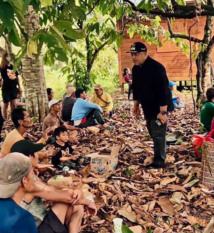 50 Keluarga Terdampak Karhutla di Kampung Merasa Berau Dapat Bantuan