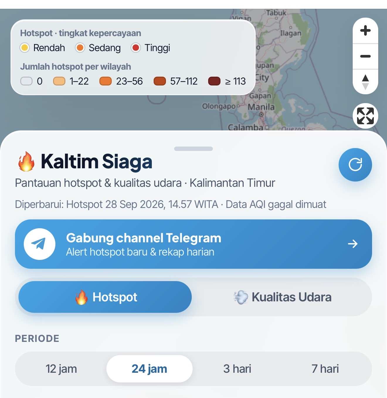 Barqun Digital Luncurkan Kaltim Siaga, Platform Gratis untuk Pantau Titik Panas, Kualitas Udara, dan Bahaya Karhutla Kaltim