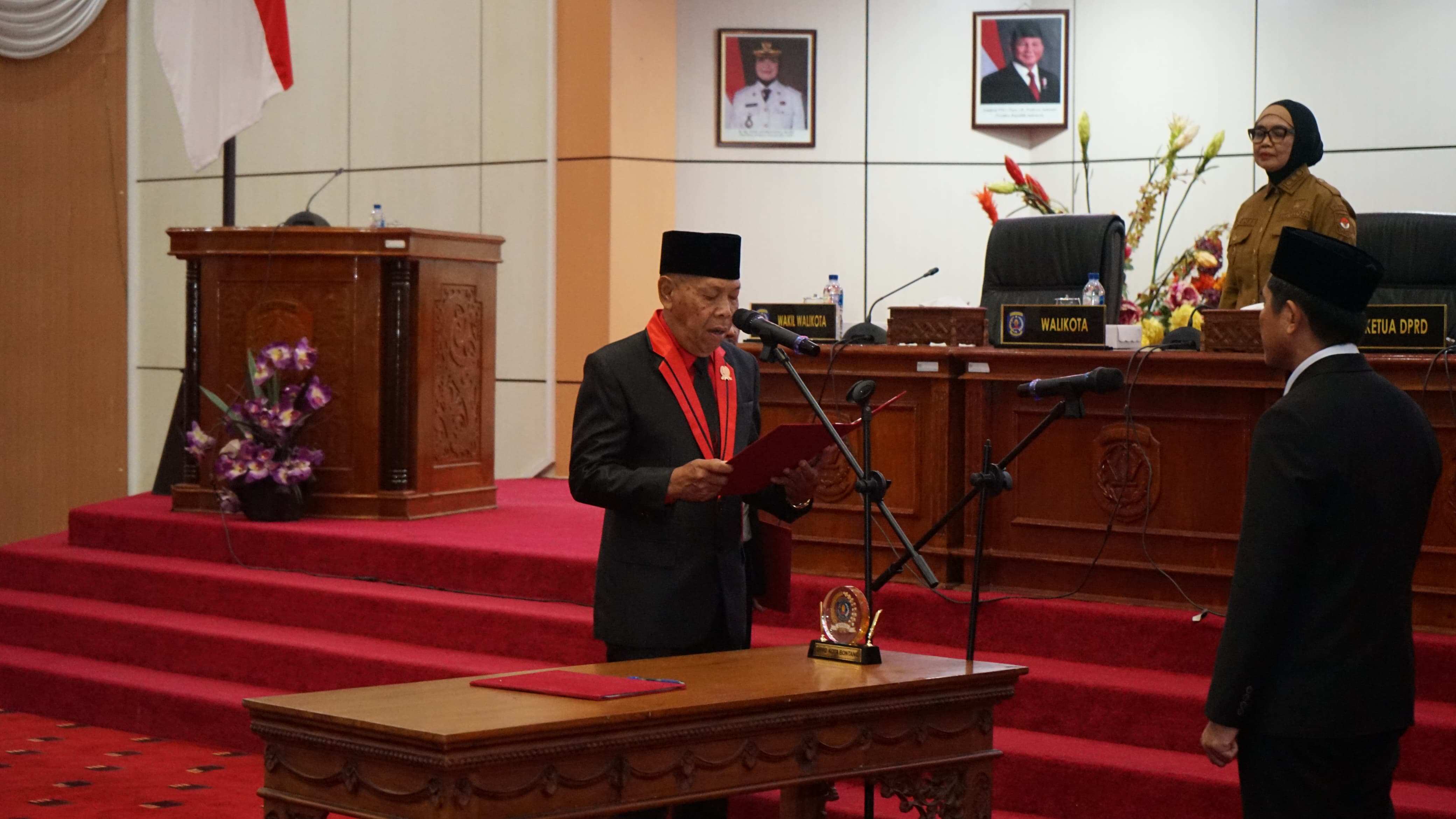 Sudiyo Resmi Dilantik Gantikan Maming, Jalankan Tugas sampai 2029 di DPRD Bontang
