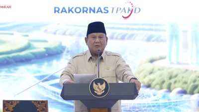 Wakil Gubernur Kaltim Absen di Rakornas TPAKD, Presiden Prabowo Subianto: Catat Ya
