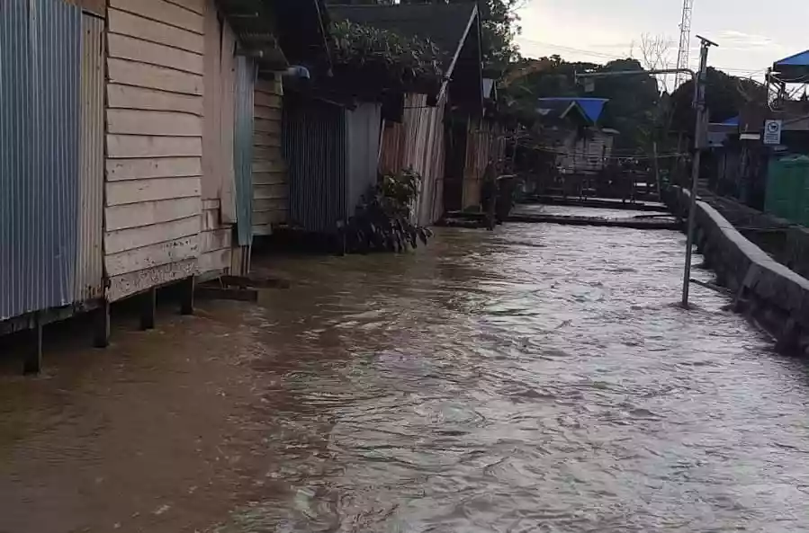 Guntung Terendam Banjir Lagi, Tujuh RT Terdampak