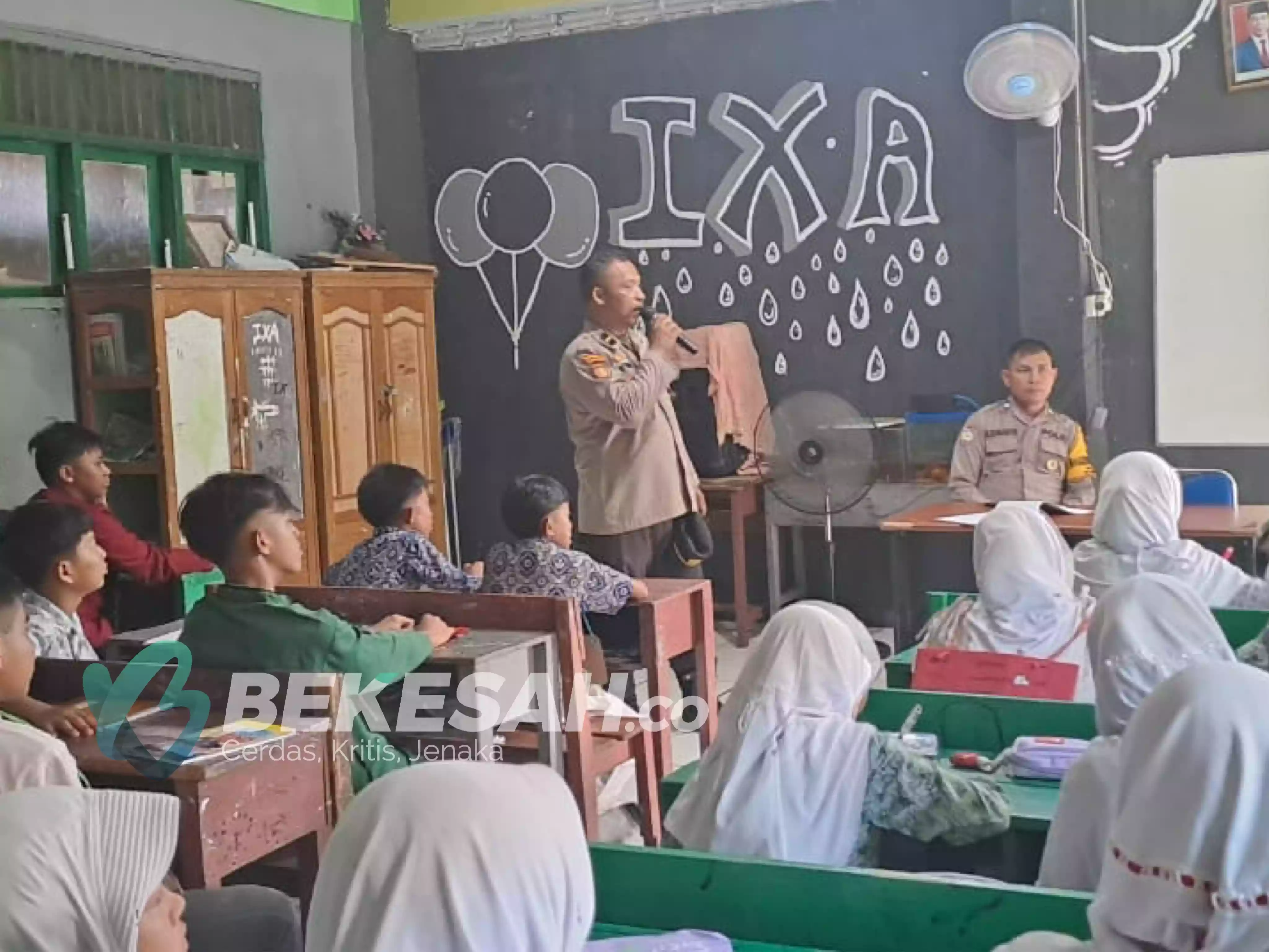 Polisi SubSektor Loktuan Beri Edukasi Pelajar Bahaya Narkoba dan Aksi Bully