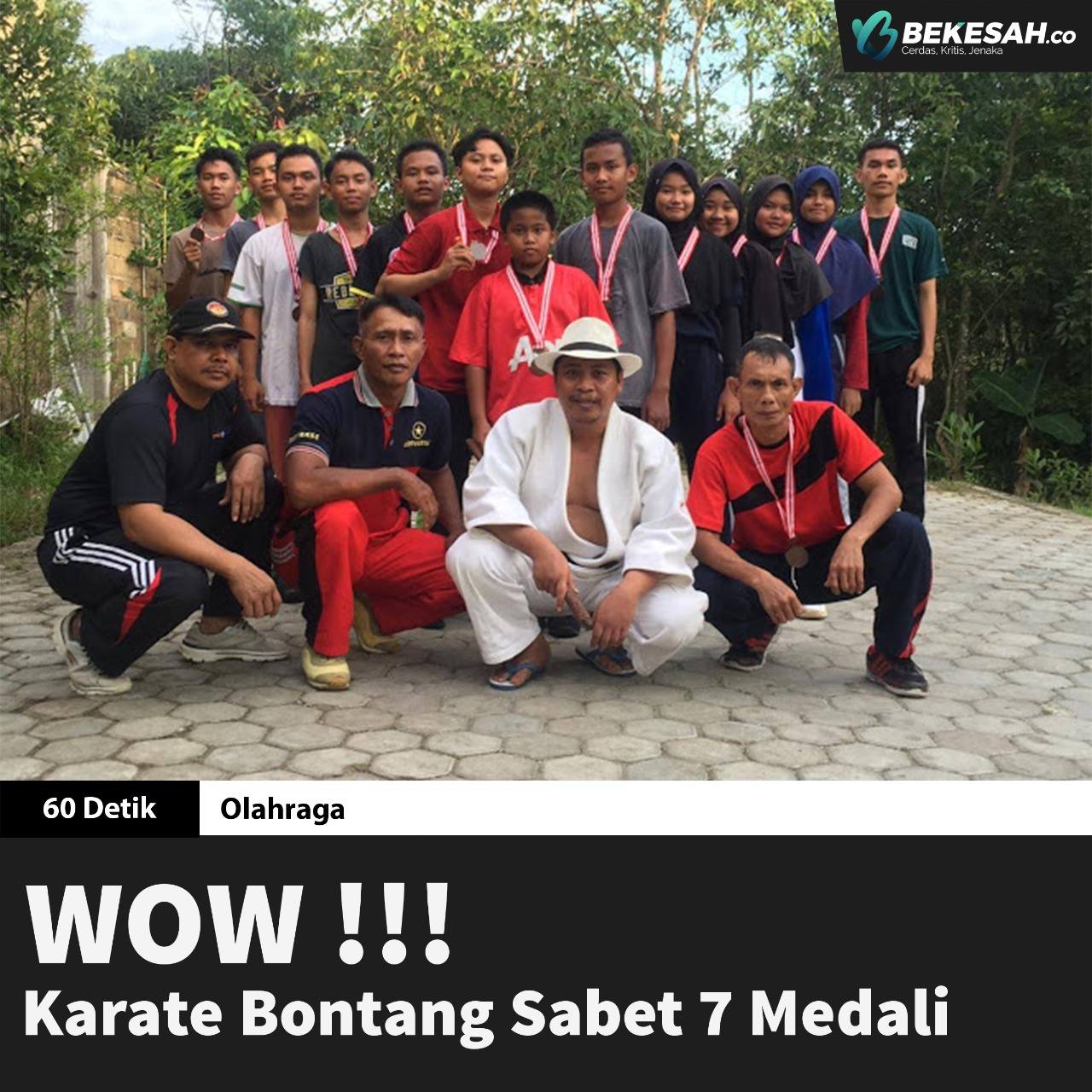 Wow!!! Karate Bontang Sabet 7 Medali