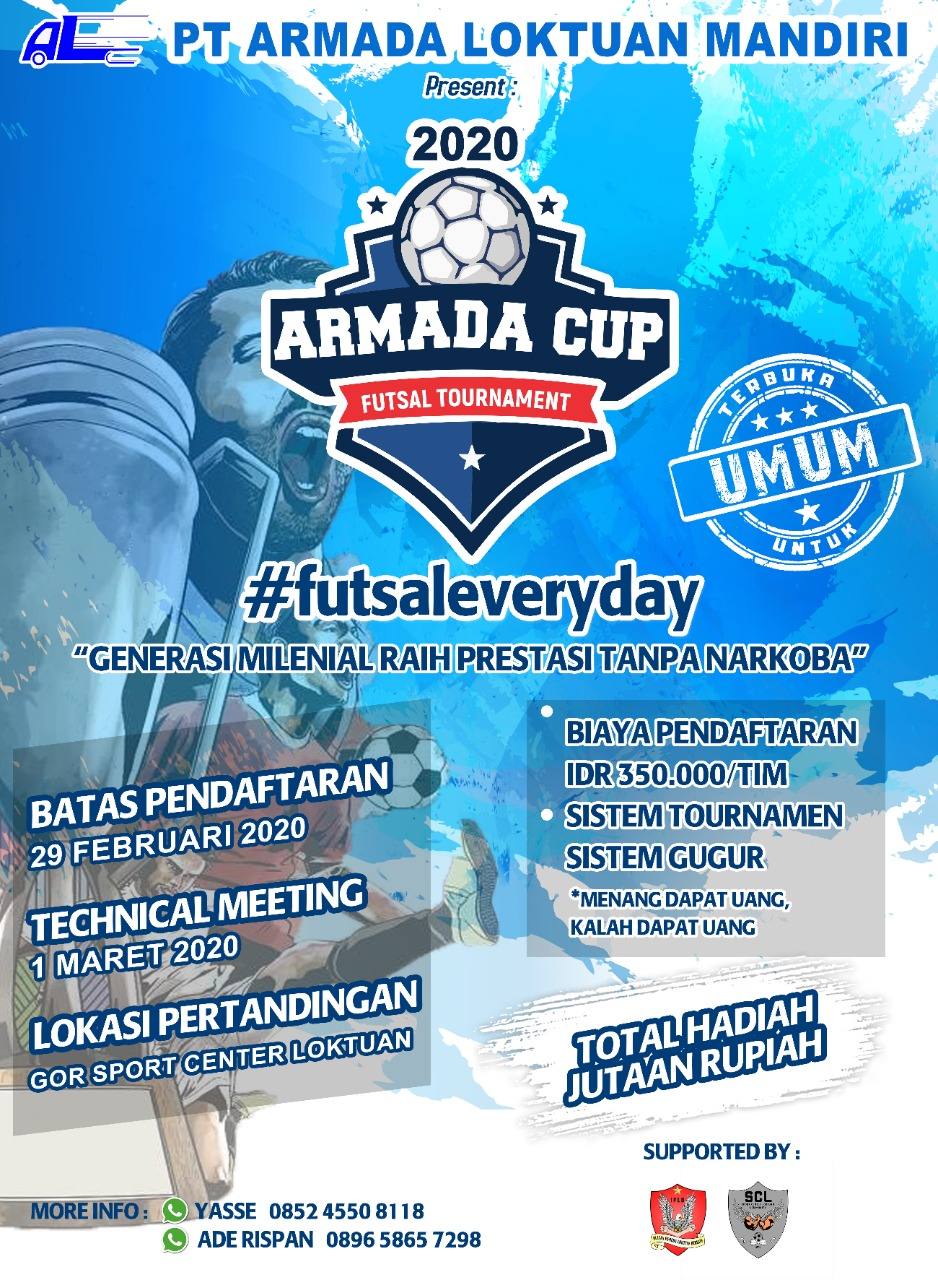 Segera Daftarin Klubmu di Armada Cup Futsal Tournament