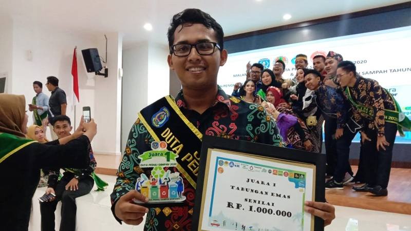 Muhammad Wawan Terpilih Duta Peduli Sampah Bontang 2020