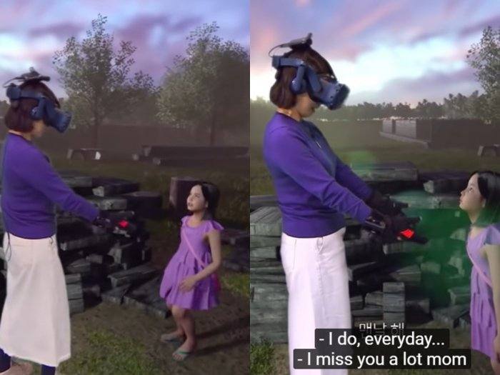 Pertemuan Haru Ibu dan Almarhum Putrinya Lewat Virtual Reality