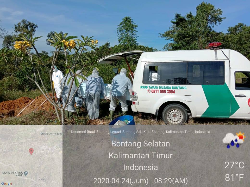 Berstatus PDP, Jenazah Bocah yang Meninggal di RSUD Bontang Dimakamkan di Bontang Lestari