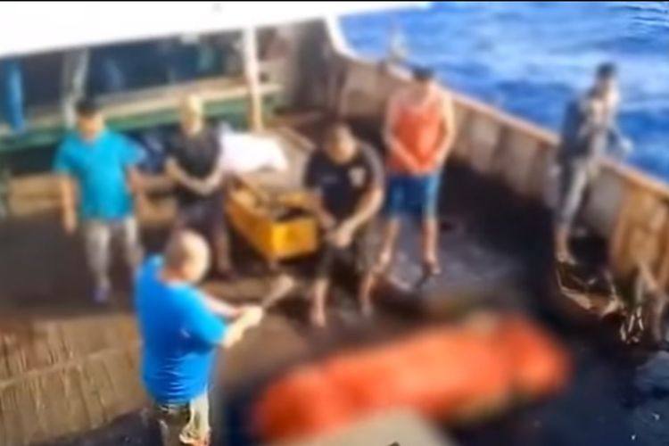 Viral Video Jenazah ABK Asal Indonesia di Kapal China Dilempar ke Laut