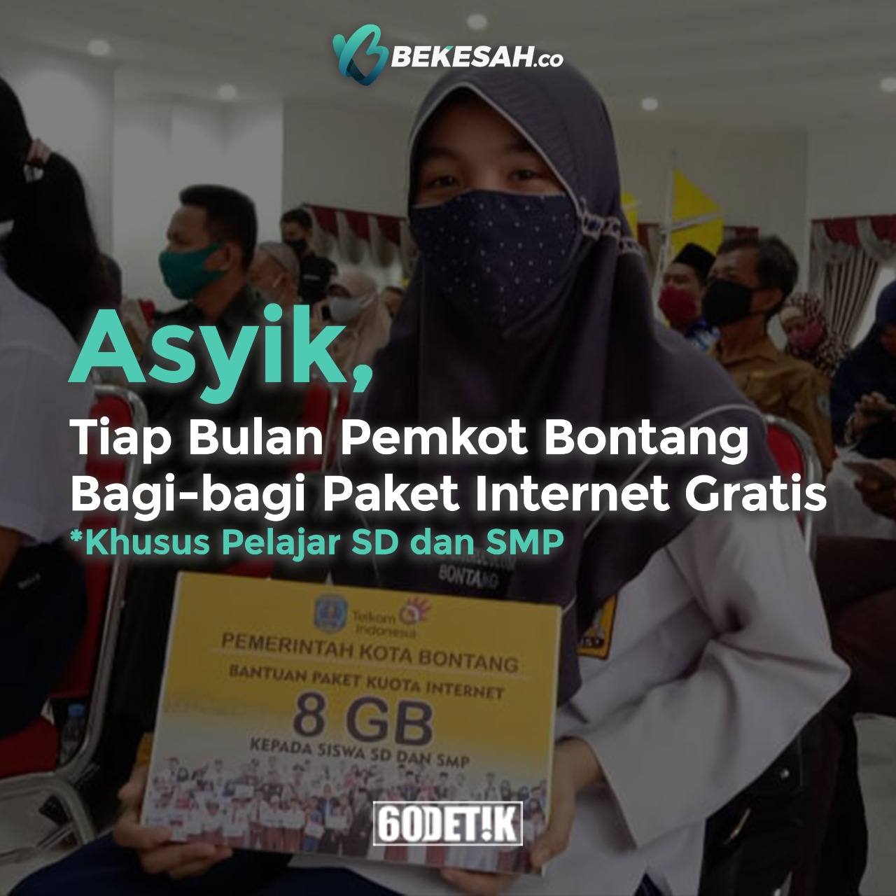 Pelajar Bontang Dapat Paket Internet Gratis Tiap Bulan