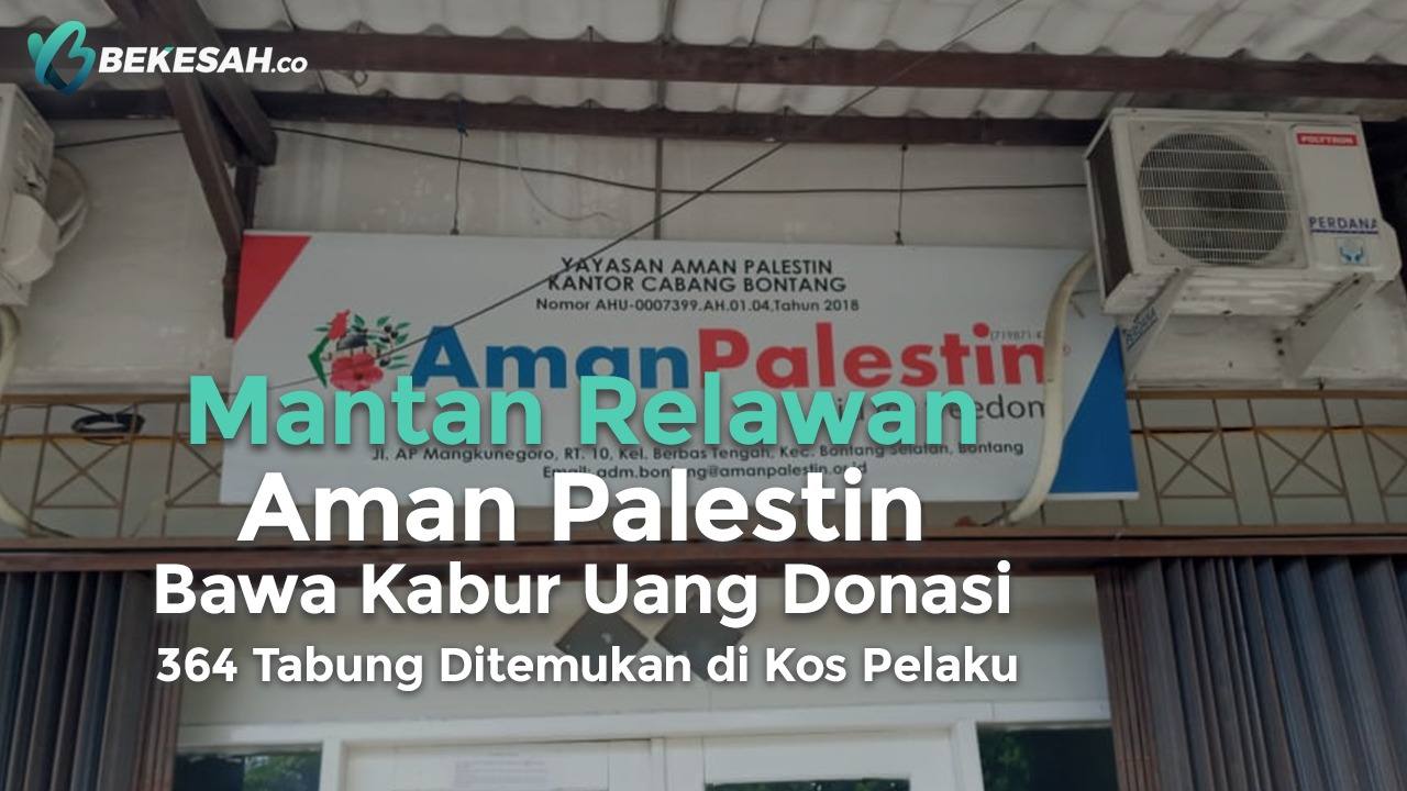 Mantan Relawan Aman Palestin Bawa Kabur Uang Donasi