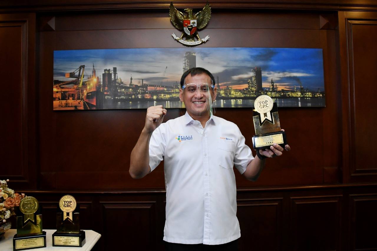 Komitmen Terapkan GRC, Pupuk Kaltim Raih 3 Penghargaan di Ajang Top GRC Award 2020