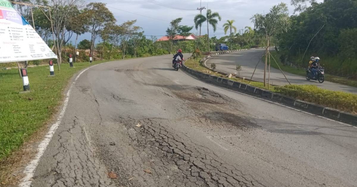 Dewan Keluhkan Kerusakan Jalan di Bontang Lestari