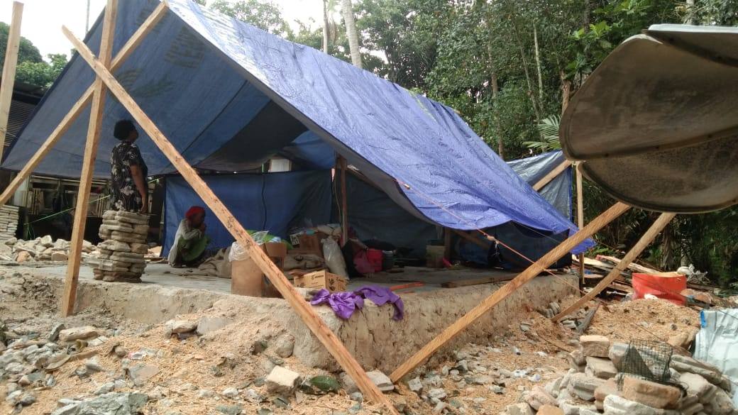 Rumah Hancur Tak Bersisa, Begini Kondisi Korban Pohon Tumbang di Nyerakat