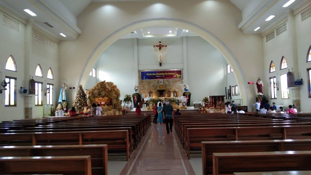 Rayakan Natal, Gereja Santo Yosef Batasi hingga 75 Jemaat