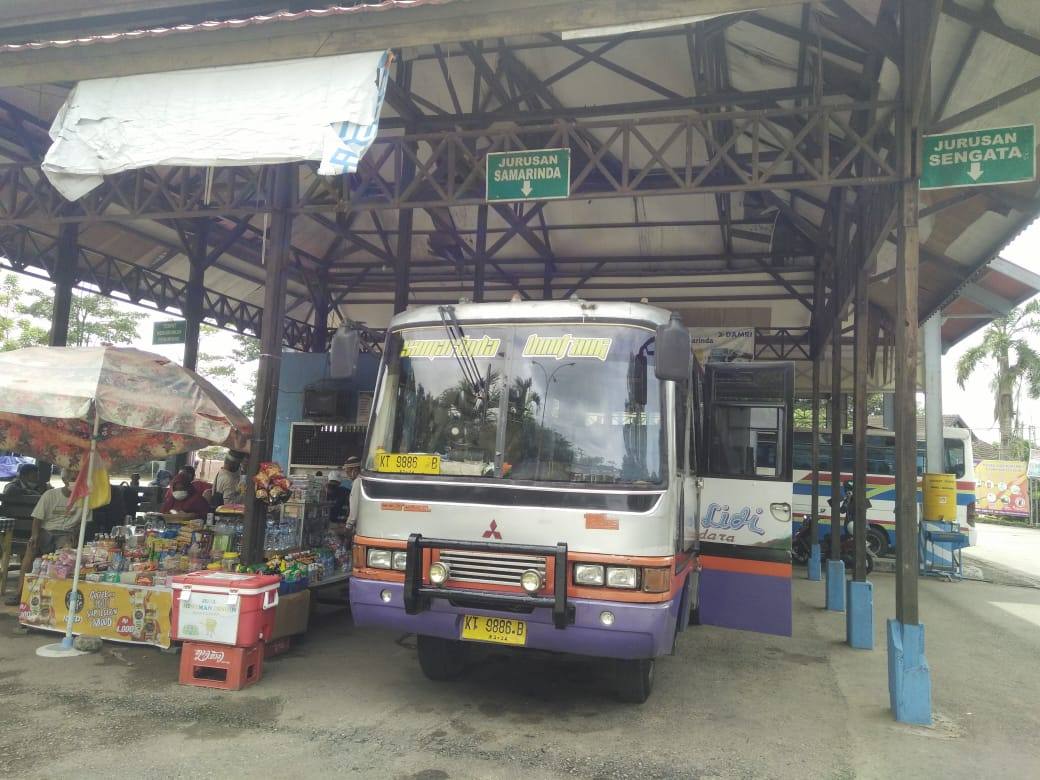 Imbas PPKM, Harga Karcis Bus di Terminal Bontang Naik