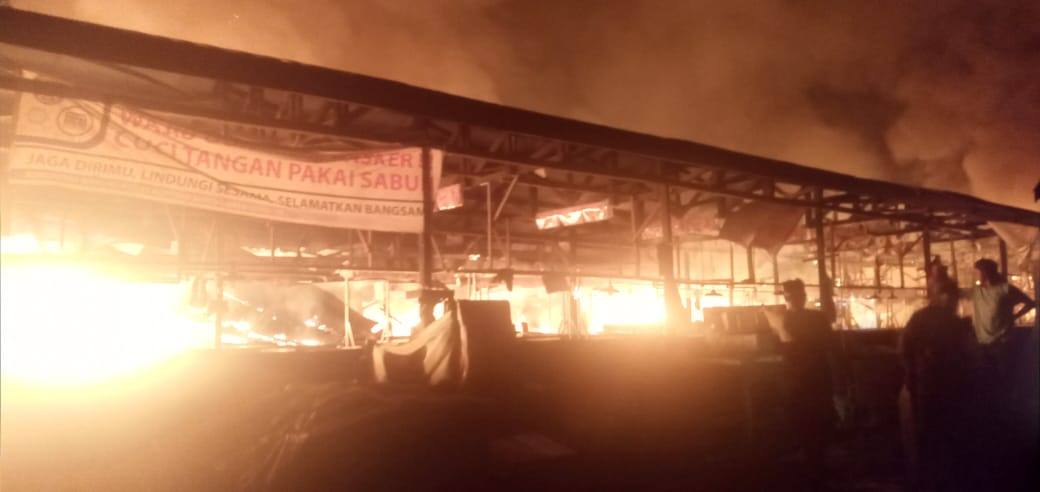 Pasar Citra Mas Lok Tuan Terbakar