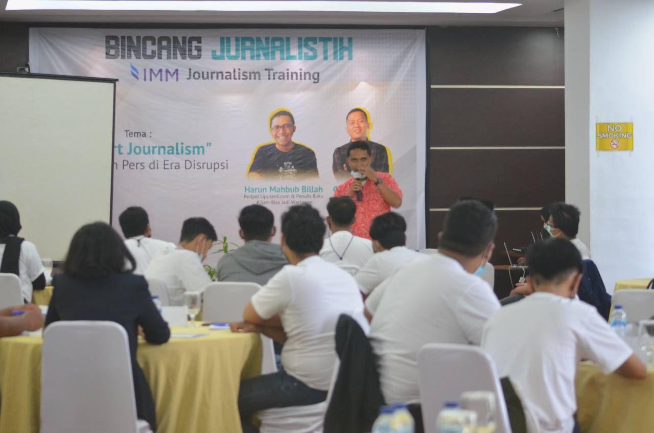 Hadirkan Redpel Liputan 6, PT. IMM Sukses Gelar Bincang Jurnalistik di Bontang