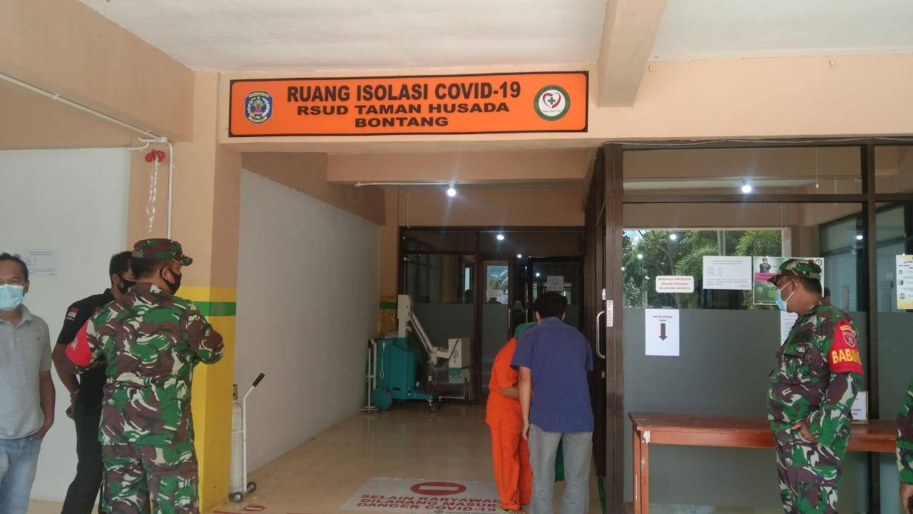 Ruang Perawatan Pasien Covid di RSUD Bontang Full