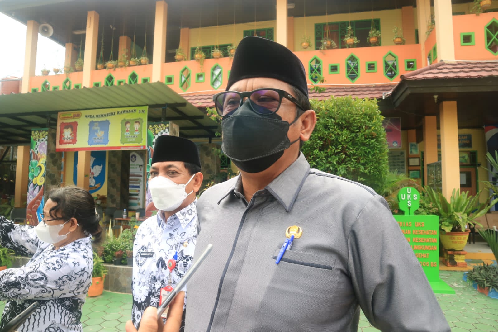 Basri Rase Masih Bungkam Terkait Kelanjutan Gedung Baru Pasar Citra Mas Lok Tuan