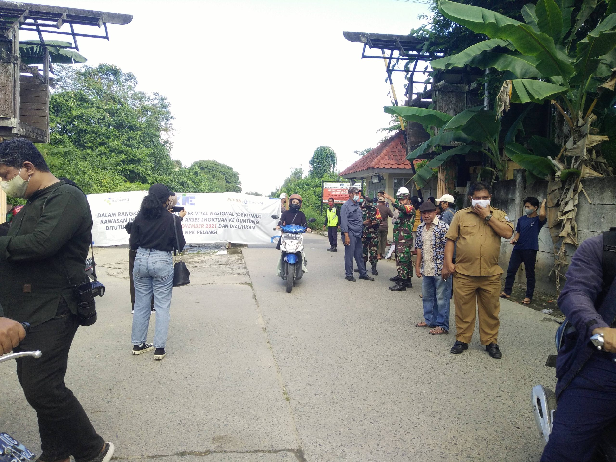 Akses Jalan Pos 7 Lok Tuan-Guntung Masih Longgar