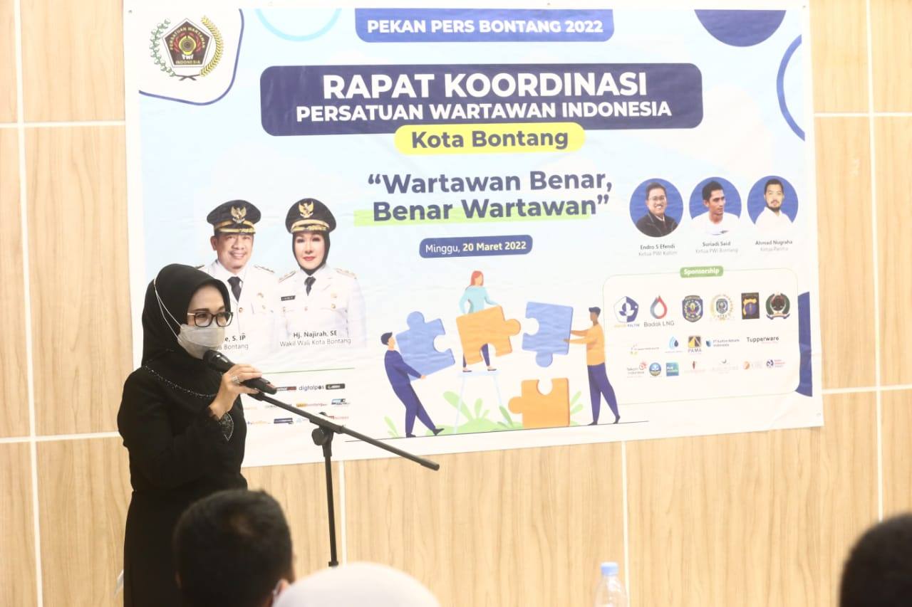 Wawali Najirah Apresiasi PWI Gelar Pekan Pers Bontang 2022