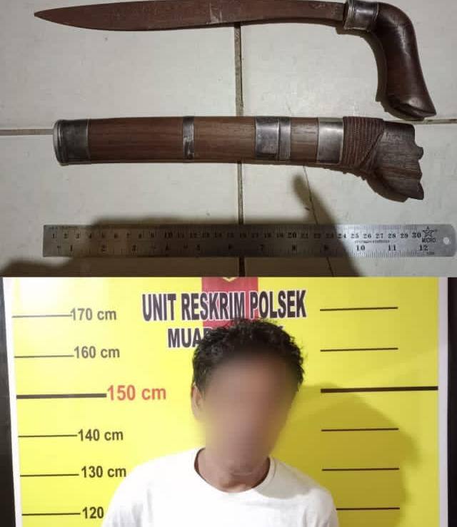 Petani Muara Badak Ditangkap Bawa Badik Alasan Amankan Diri