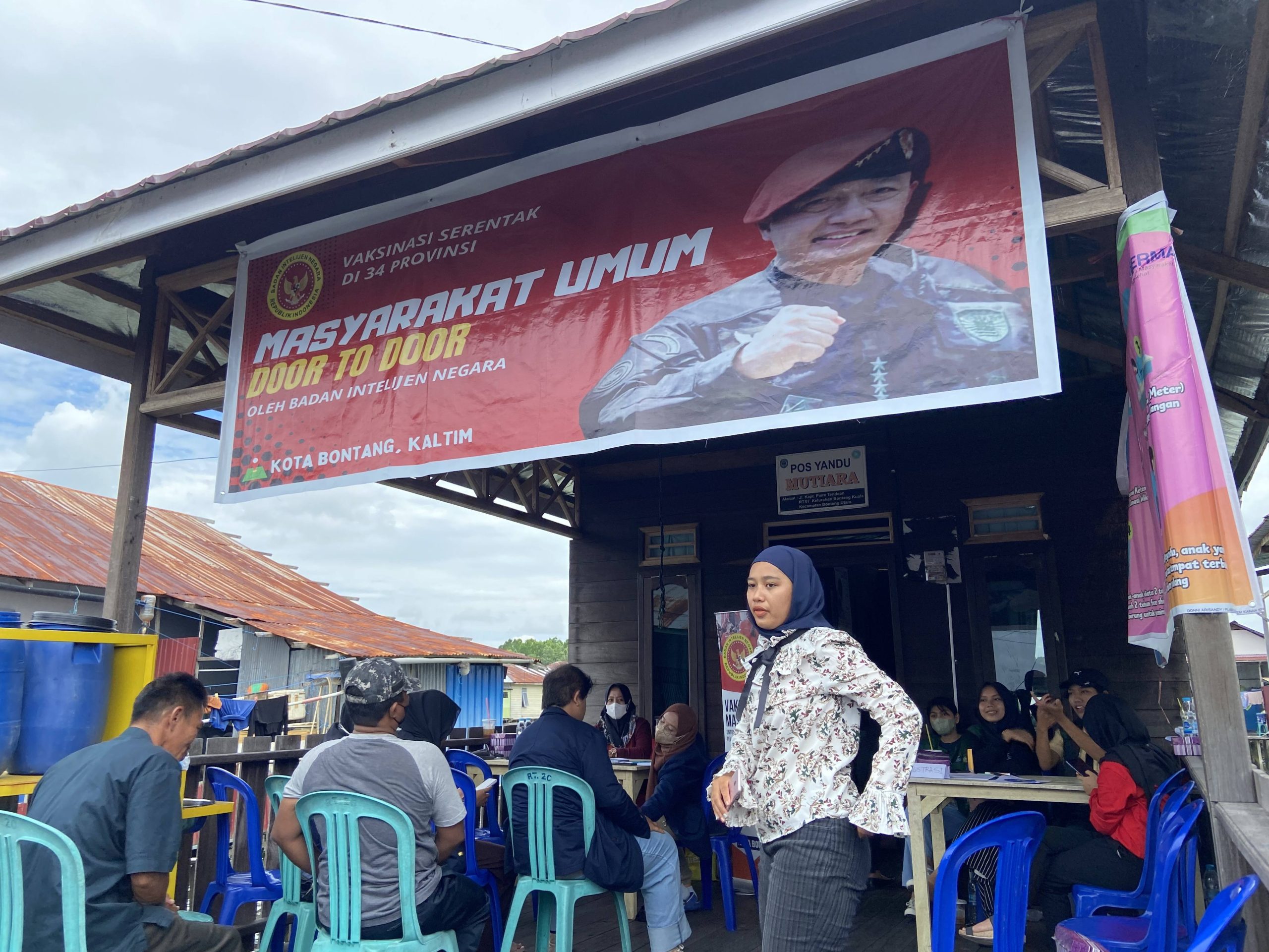 Binda Kaltim Salurkan Vaksin di 4 RT Bontang Kuala