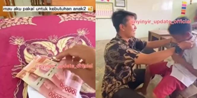 Kisah Guru Honorer Gaji Rp200 Ribu per Bulan Belikan Dasi Siswanya yang Rusak