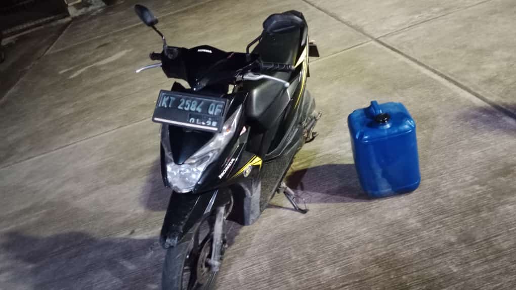 Ketahuan Curi Bensin 1 Jeriken, 3 Remaja Kabur, Motor Ditinggal di Tanjung Laut