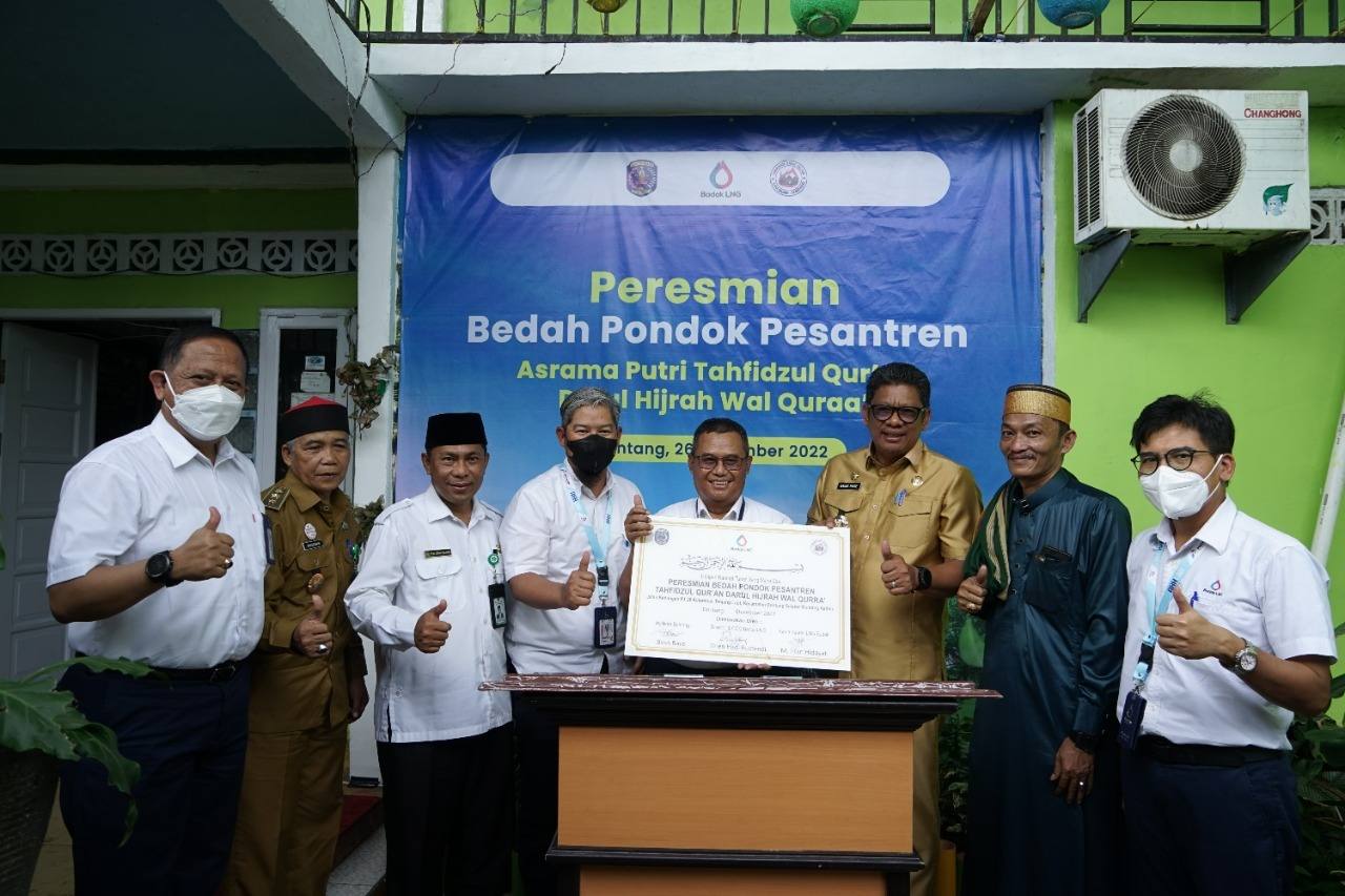 Badak LNG Peduli Pesantren, Renovasi 1 Pondok dan Bedah 2 Rumah di Akhir Tahun