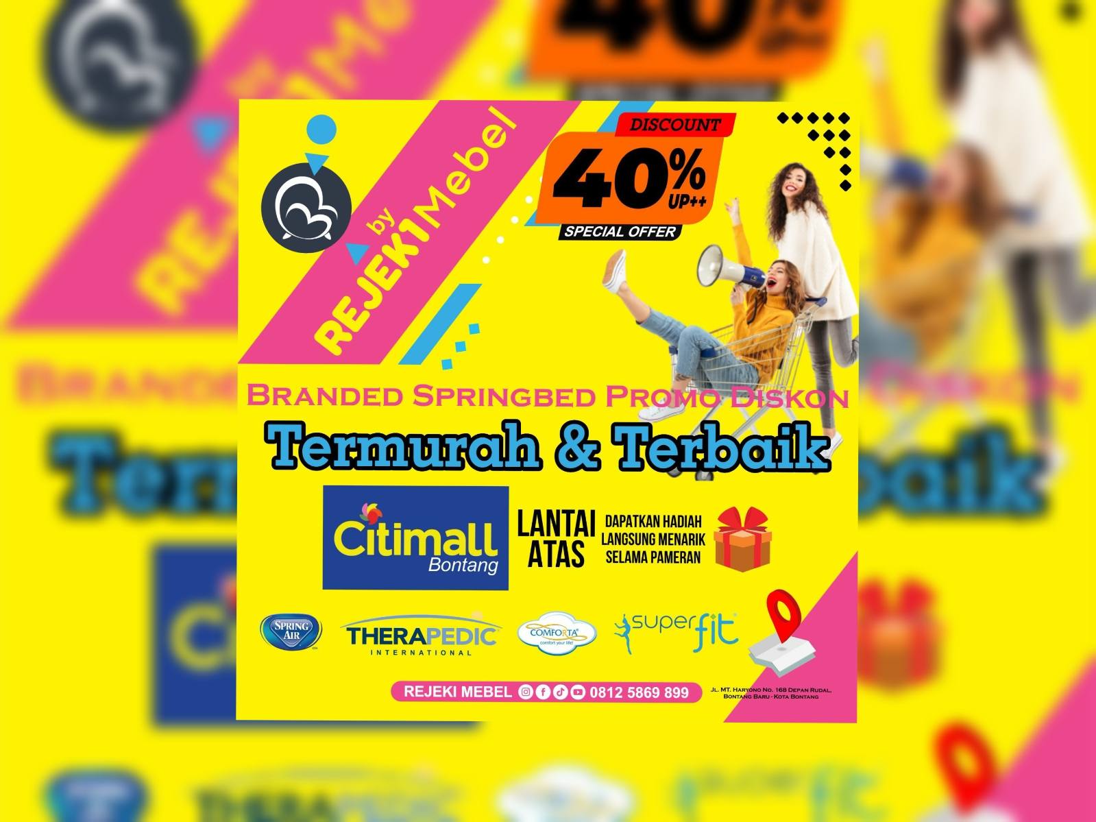 Warga Bontang Buruan Serbu Rejeki Mebel, Diskon 40 Persen Plus-plus, Ada Hadiah Souvenir