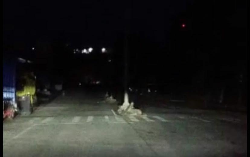 VIDEO: Rekaman Warga Bontang Soroti Lampu PJU KM 3 Padam Berbulan-bulan