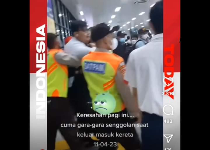 Tak Terima Bersenggolan, Pembuat Onar di Cafe BSD Buat Gaduh di Stasiun Kereta Api Manggarai