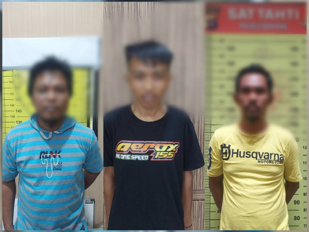 Tergiur Untung Besar dari Hasil Preteli Crane, 3 Sekawan di Bontang Diringkus Polisi
