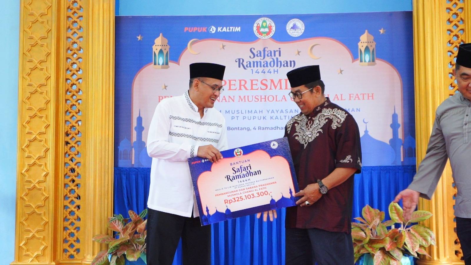 Berbagi Berkah Ramadan 1444 H, Pupuk Kaltim Salurkan Bantuan Rp1,050 Miliar bagi Warga Bontang