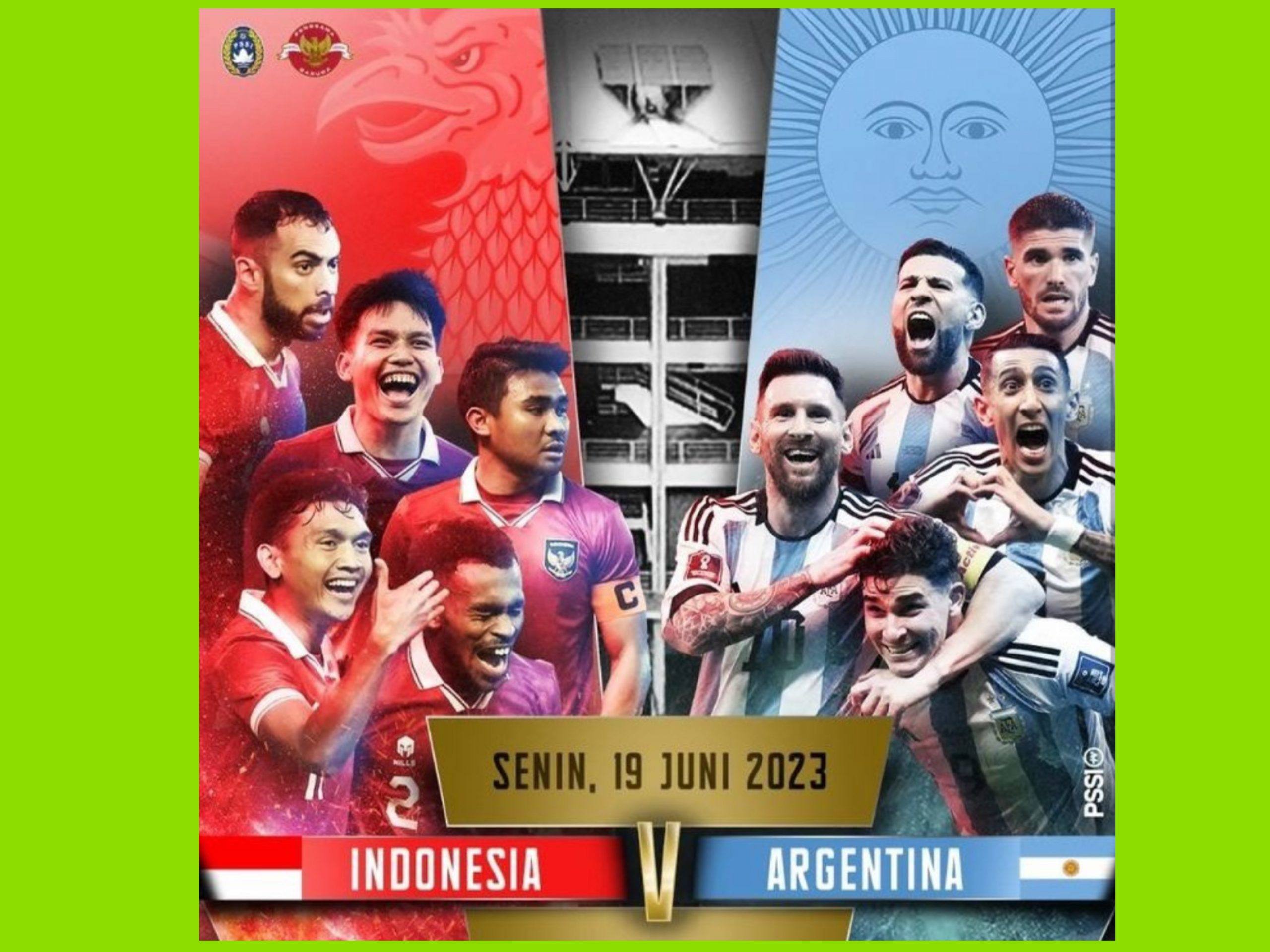 Jadwal Penjualan Tiket Indonesia Vs Argentina, Harga Mulai Rp 600 Ribu