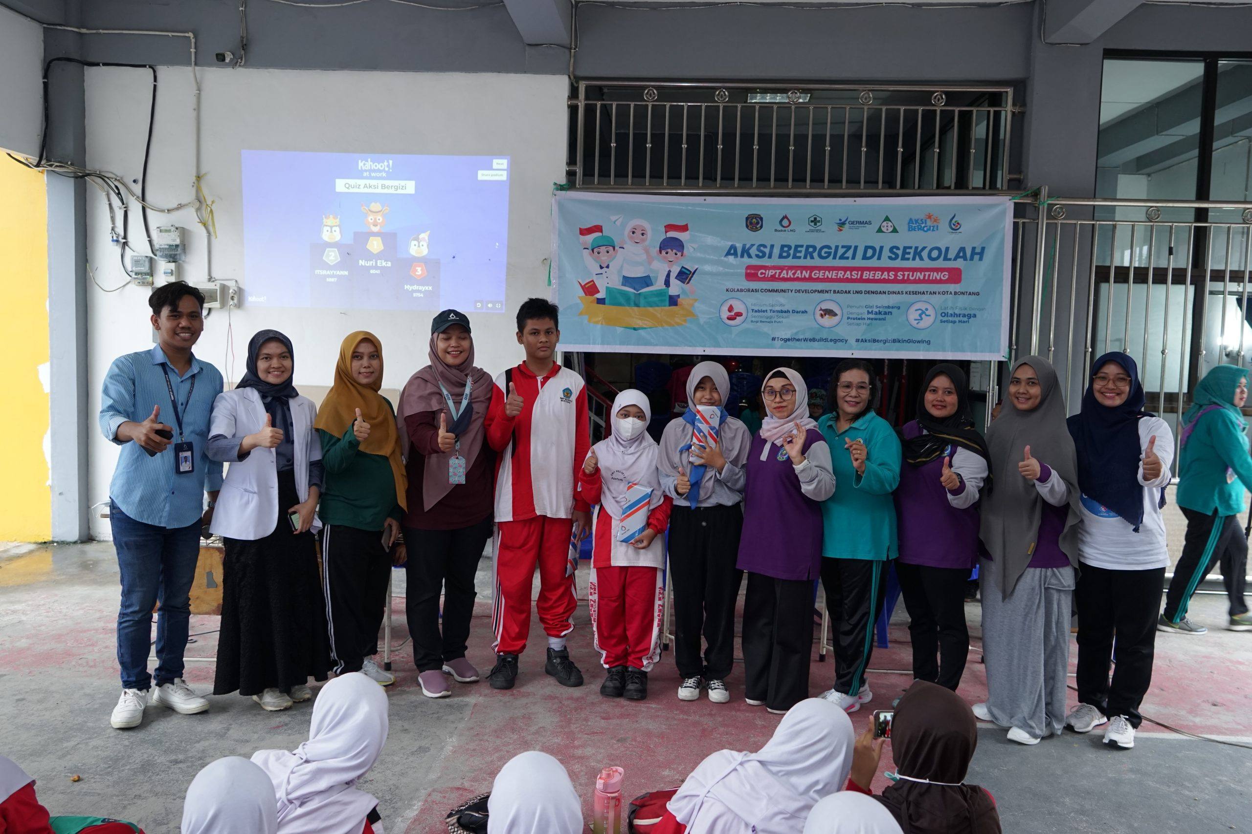 Dukung Generasi Bebas Stunting, Badak LNG Gelar Aksi Bergizi